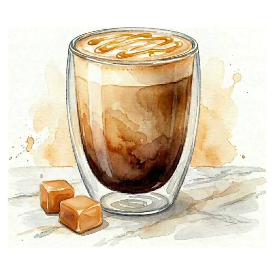 Caffé Karamel Latte — Oie Café & Cocktail, Antalya