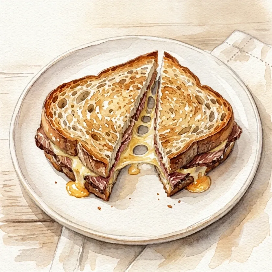 Dana Füme Kaşarlı Tost — Oie Café & Cocktail, Antalya