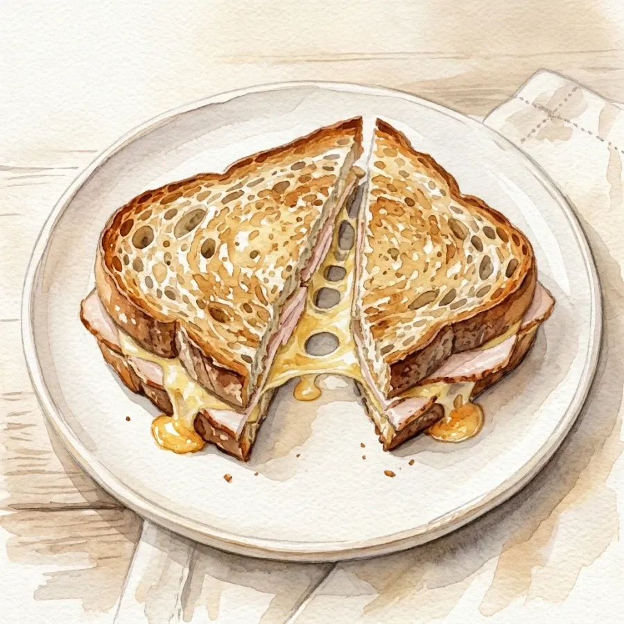 Hindi Füme Kaşarlı Tost — Oie Café & Cocktail, Antalya