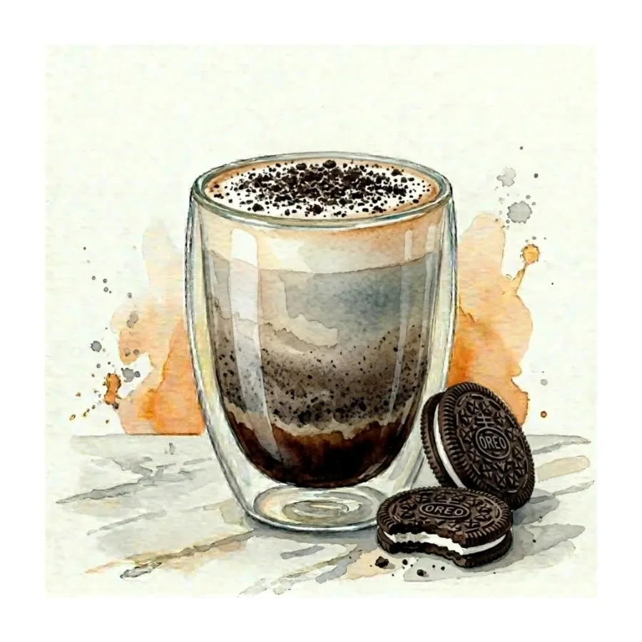 Caffé Oreo Latte — Oie Café & Cocktail, Antalya