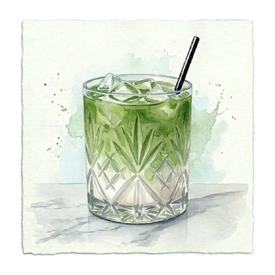 Soğuk Matcha Latte — Oie Café & Cocktail, Antalya